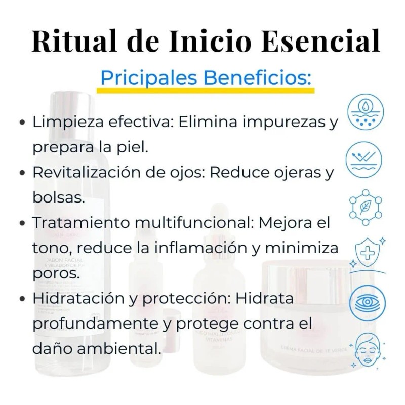 Kit Facial Completo Lilo Skincare Niacinamida Antioxidante
