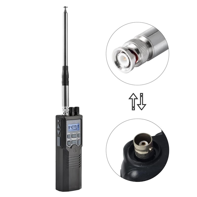 Long Range 27Mhz Telescopic CB Antenna BNC Connector for Cobra
