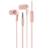 LASER EPS-W24BK-941 Laser in-Ear Wired Earphones Rose, Built-in mic, 1.2m,