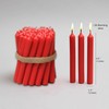 20 Red Chime Candles – 4.5'' Christmas Candles for Christingle,