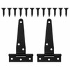 4-Inch T-Hinges for Shed Doors & Gates – Heavy-Duty Black