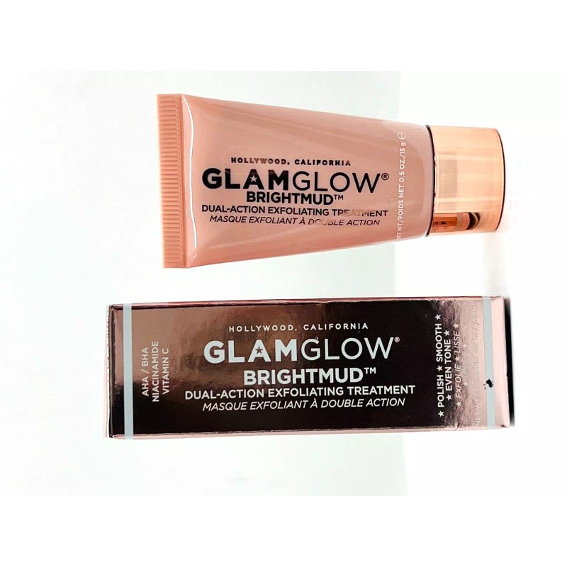 Glamglow BrightMud Dual-Action Exfoliating Mask Treatment 0.5oz NIB SEALED
