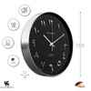 R&M ORIENT 30 cm Arabic Wall Clock Round with Sweeping