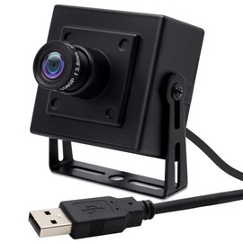 Svpro Full HD 1080P Low Light Camera USB Camera with Aluminium Housing, IMX323 Sensor Mini USB Webcam 2MP H.264 USB Webcam with Built-in Digital Microphone for PC or Embedded Project