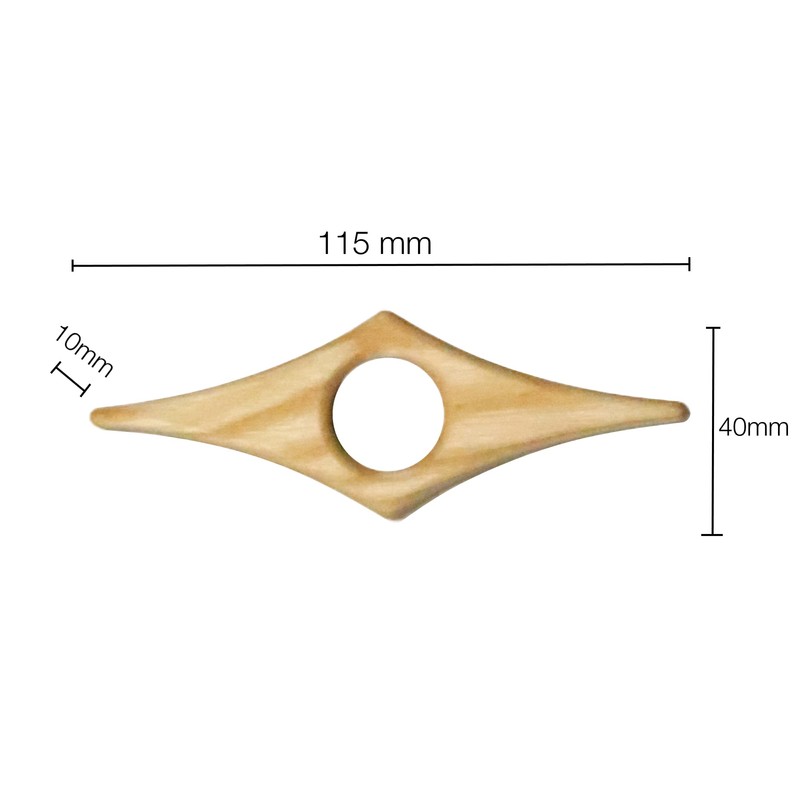 BUNBAN Elegant Page Holder Thumb Ring Solid Wood Thumb Thing
