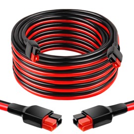 XRDS -RF 10AWG Anderson-Style Extension Cable 20FT, Anderson-Style 30A Connectors, Tinned Copper with PVC Jacket, Power Connect/Disconnect for Solar Panels, RVs, and Battery Systems