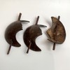 VIE Coconut Shell Moon Hair Pin 8 x 5 cm