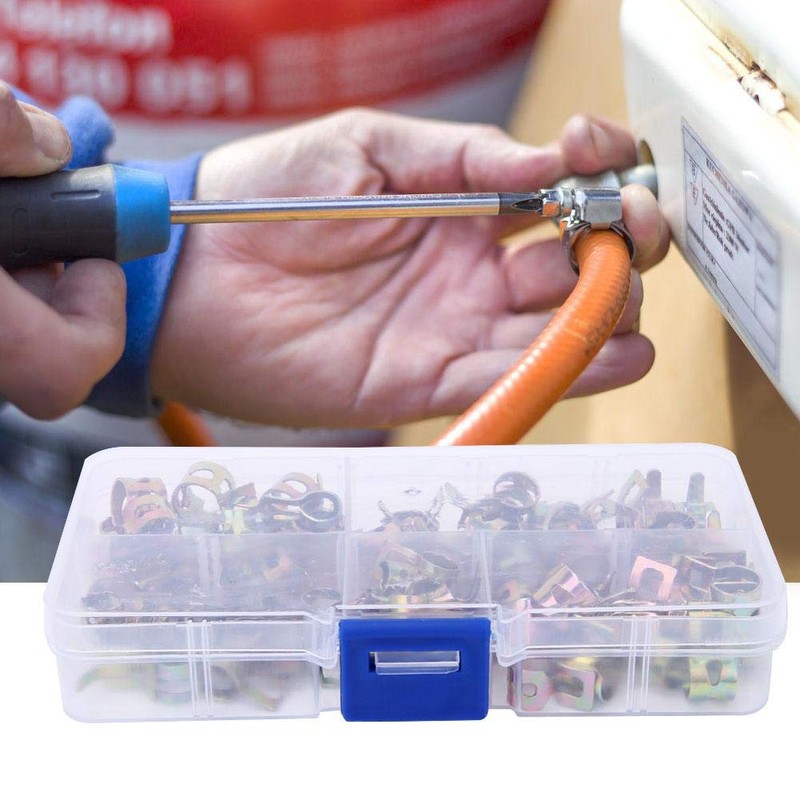 75PCS Abrazadera de manguera 6-10mm Clips de manguera de resorte