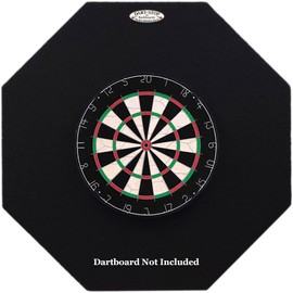 Dart-Stop 36 inch Black Octagon Pro Dart Board Back Board | Wall Protector | Dartboard Surround