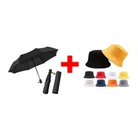 ML 5 Sombrero Gorro Bucket +2 Sombrilla Bolsillo