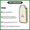 Motoforti Remote Keyless Key Fob Cover Kit for Mitsubishi, 3