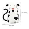 GRIRIW 1Set One Person Cartoon Cow Shaped Glass Water Jug