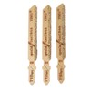 BOBEINI 3pcs 3" T150 Carbide Grain 50 Grit T-Shank Jigsaw