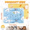 CHICAUP 2 Pcs Guinea Pig Bed, Washable Rabbit Bunny Bed