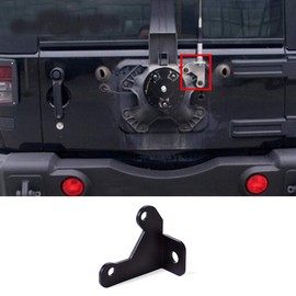 Steel Tailgate Rear Antenna Mount Bracket Base fit compatible with Jeep W/rangler JK 2 4 Door 2007 2008 2009 2010 2011 2012 2013 2014 2015