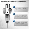 Yetaha 1/4-Inch Shank Router Bit Collet Extension Chuck Converter Adapter