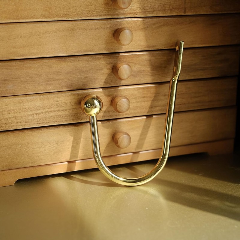 Curtain Tie Backs Hooks, 2 Pcs Metal Curtain Holdbacks, Retro