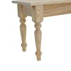 Unfinished Bench with Turned Legs (48)