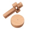 Floatdream Wooden Standing Cross, Wooden Cross with Base, Cross Decoration