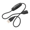 USB5V Thermostat Extension Cord Male in Female Out Flexible PVC