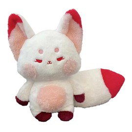 Fox Doll Cute Style Soft Plush Material Stuffed Cartoon Animal Toy for Kids Birthday Present Red Pink Full Length 60cm