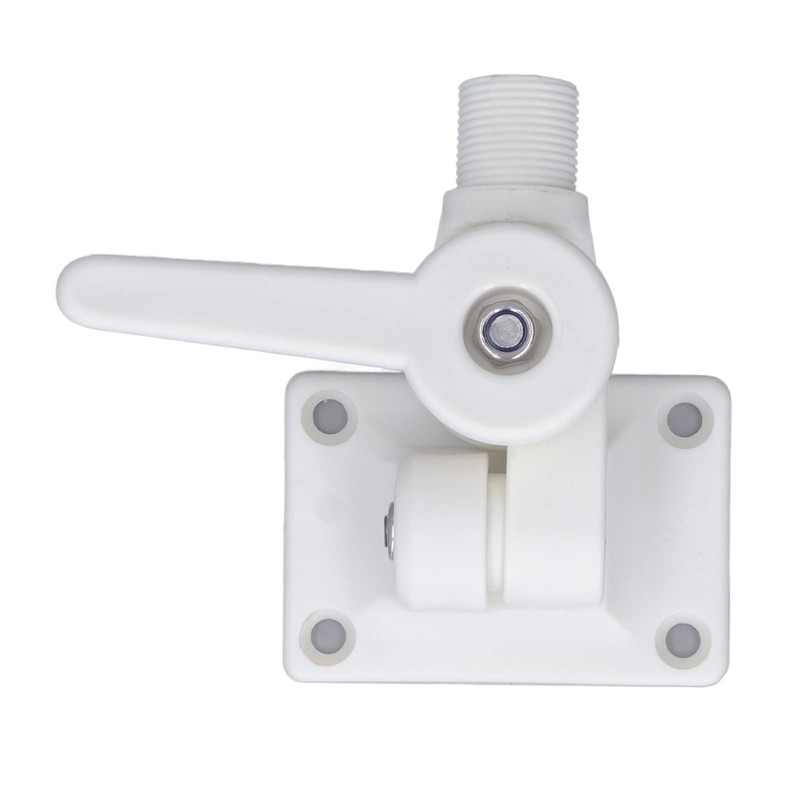 Marine Antenna Mount, Two-Axis Ratchet Marine Antenna Mount, Adjustable ABS