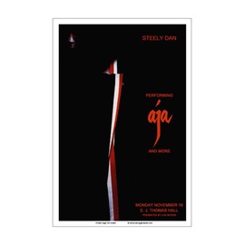 Raw Sugar Art Studio Steely Dan 2009 Akron Concert Poster