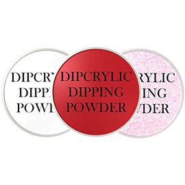 SHEBA NAILS Dipcrylic Dip Dipping Powder VALENTINES TRIO SWEETIE KIT