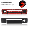 SUERAUTO4X4 Tailgate Handle Cover Trim for Ford Ranger PX1 PX2