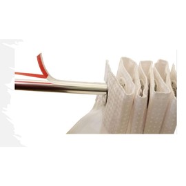 Modtek Curtain and Drapery Ring Slide-Solves Shower and Drapery Rings from catching Allowing Them to Slide Smoothly and Quietly (24 Ft Clear)