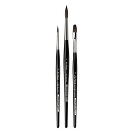 Da Vinci 5386 Series Water Colour Painting Brush Set, Bristle, Blue/Green, 11.8 x 11.8 x 11.8 inches (30 x 30 x 30 cm)