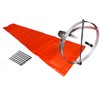 Airport Windsock Corporation 13" X 54" Orange Windsock and 13"