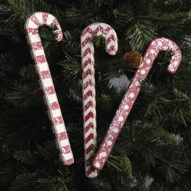 Primitives by Kathy 22592 Christmas Red & White Candy Canes,
