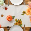 Fall Table Runner, Cross Pumpkins Runner for Table Bless This