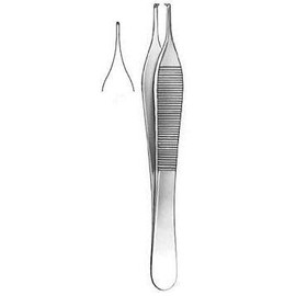 Adson Tissue Surgical Forceps 4 3/4 inches 1x2 Teeth Stainless