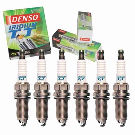 6 pc DENSO Iridium TT Spark Plugs compatible with Lexus IS250 2.5L V6 2006-2015
