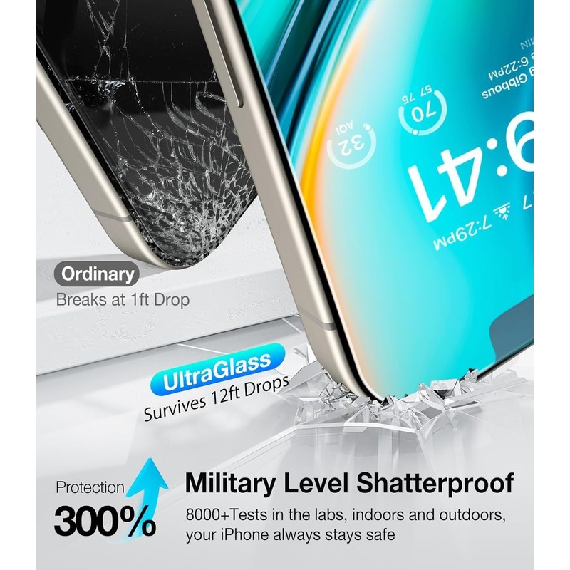 UltraGlass Ultra 9H+ Glass for iPhone 13 Pro Max Privacy