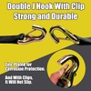 KJE Heavy Duty Car Trailer Tie Down Straps 4 Pack