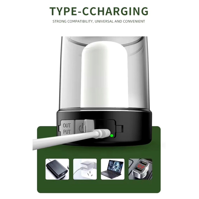 Smart Gear Solutions 3 Piece Set USB Rechargeable Electric Lamp