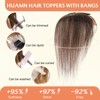 Benehair Clip in Bangs 100% Real Hair 3D Wispy Bangs