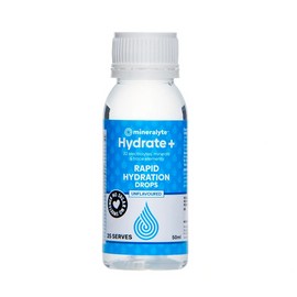 Mineralyte Hydrate+ Rapid Hydration Drops Unflavoured (25 serves) 50mL