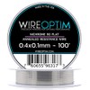 WIREOPTIM - 0.4mm x 0.1mm - Nichrome 90 Resistance Wire