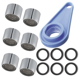 10055100 Schläfer | Aerator M22 x 1 for Tap? Aerator Anti-limescale & Water Saving, Compatible with Neoperl, Includes Key M22/M24/M28, Kitchen & Bathroom Water Filter, 7-Piece Set