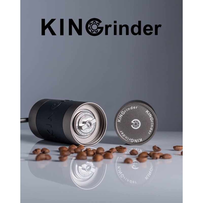 【Famous KOL Recommended】KINGrinder K0 Iron Grey Manual Hand Coffee Grinder