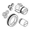 Grohe 12701 001 Grohtherm Aquadimmer Mixer Shower 2 Way Diverter