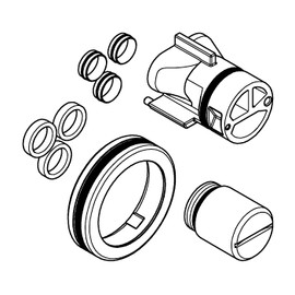 Grohe 12701 001 Grohtherm Aquadimmer Mixer Shower 2 Way Diverter Rocket Valve & Brass Casing