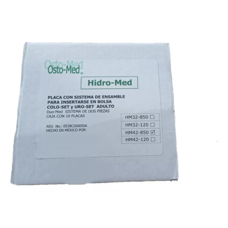 Ostomed Placa Para Colostomía Ostomed Caja Con 10 Piezas.