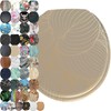 SANILO Wooden Toilet Seat with Soft Close [ROUND] - Decorative,