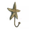 Unbranded Starfish Wall Hook Cast Iron Key Towel Coat Hanger