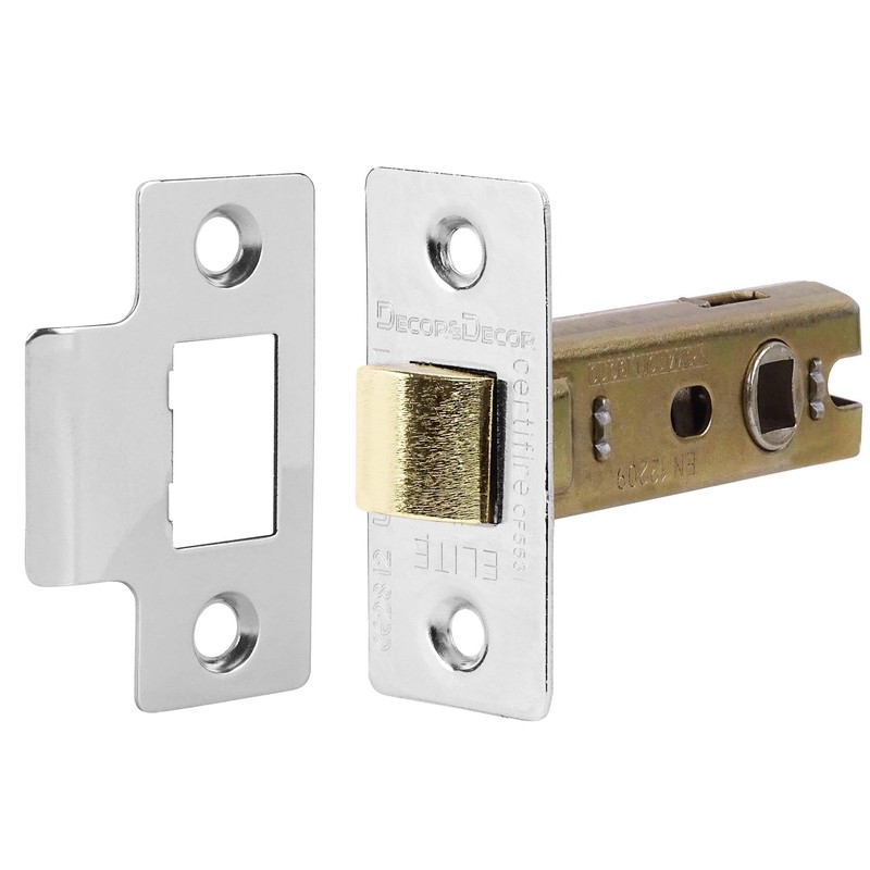 Decoranddecor 3 Inch Tubular Mortice Latch for Internal Doors, Fire